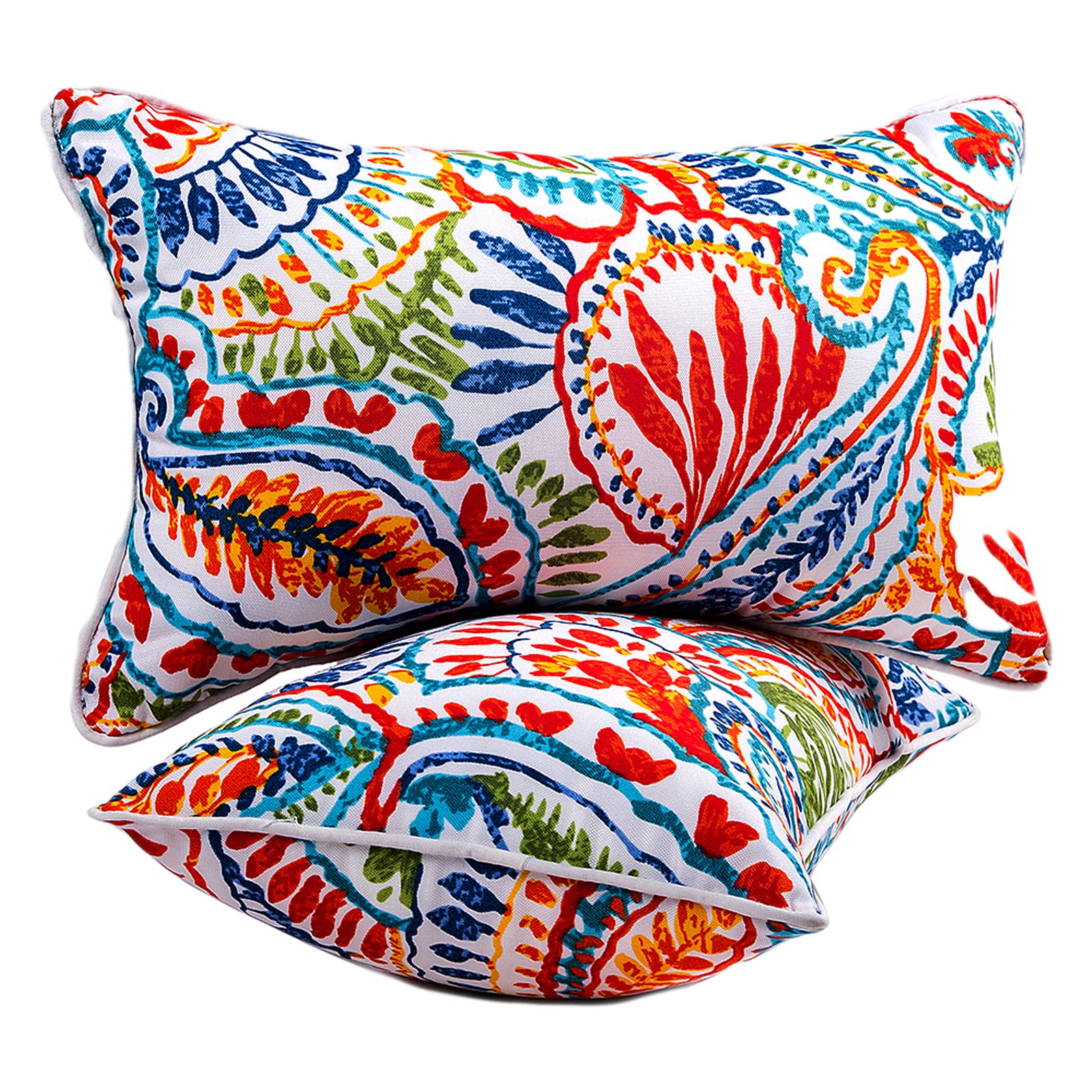 JMGBird Outdoor Pillows Waterproof Outdoor Throw Pillows with Inserts | 12x20 Ou
