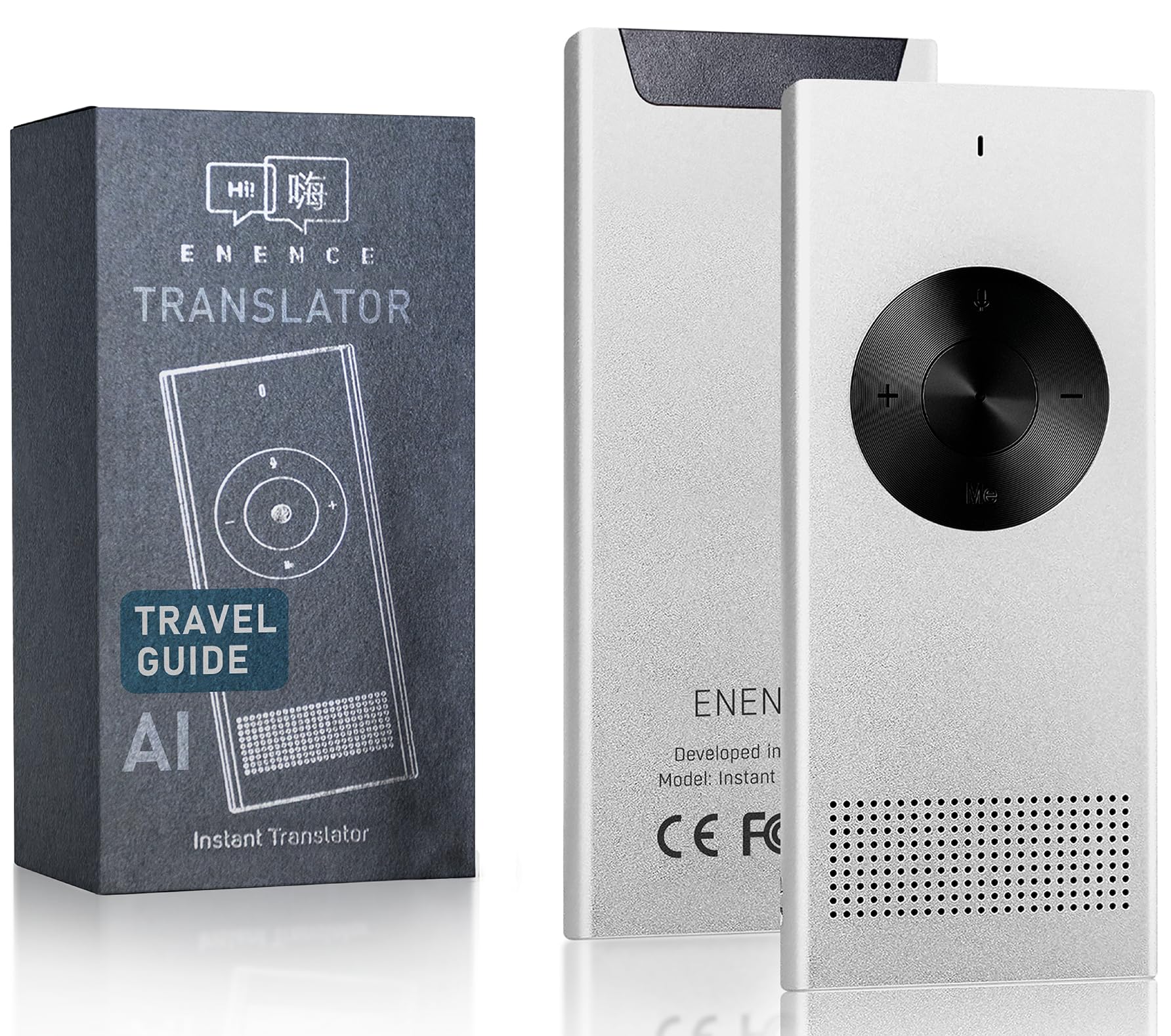 Enence PRO Language Translator Device, Real-Time Voice Translation | Instant Poc