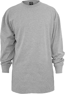 Urban Classics T-Shirt Tall L/S Man T-Shirt Long Sleeve Black 100% Cotton Regular/Regular Fit