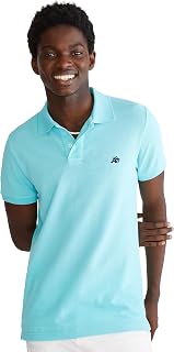 AEROPOSTALE Men's Aero A87 Solid Pique Polo Polo (Pack of 7)