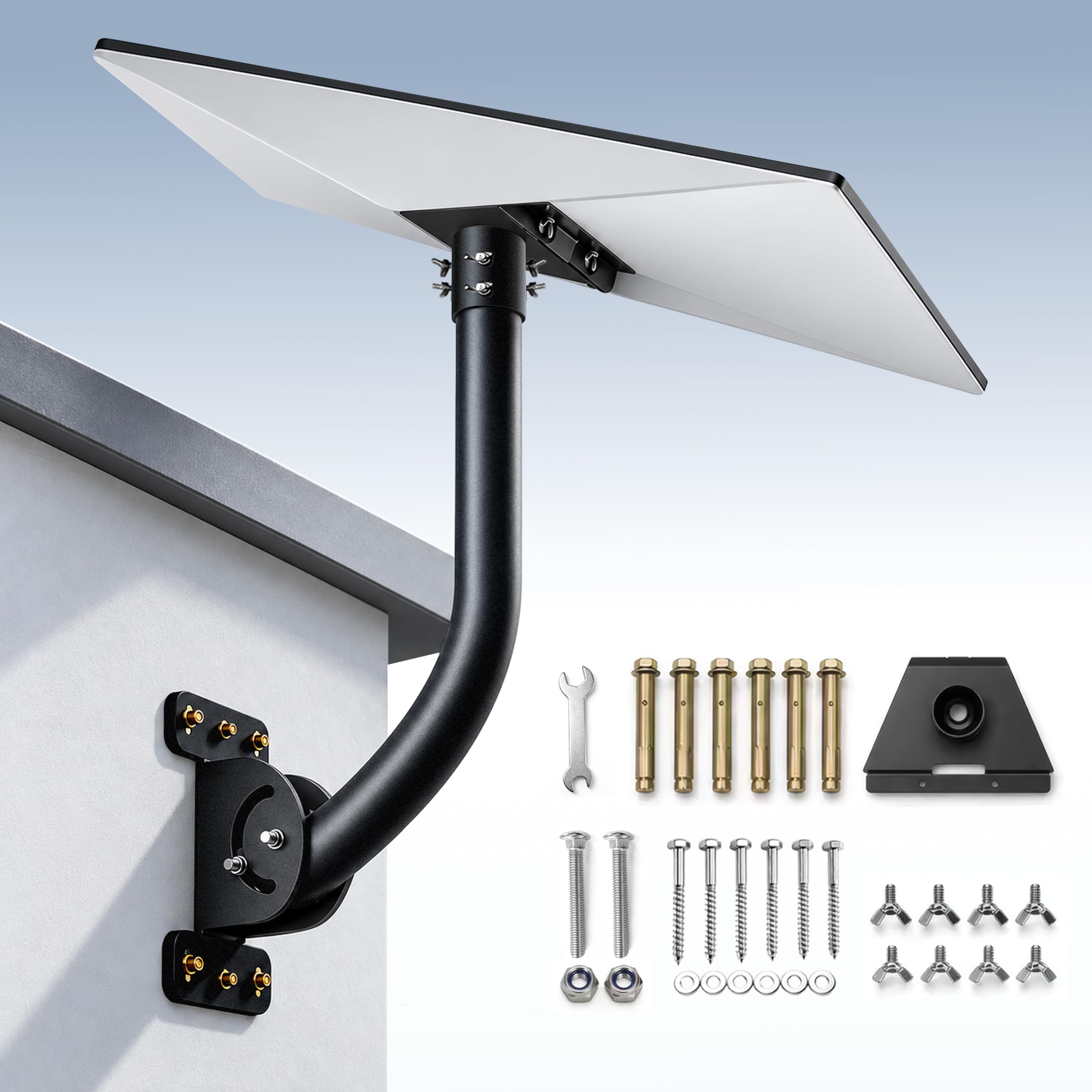 Starlink Mount for Standard 4/4X/Gen 3, Heavy Duty 360° Adjustable Starlink Roof
