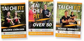 Tai Chi Fit OVER 50 3-DVD Set (David-Dorian Ross Tai Chi DVD Bestsellers) 3 Tai Chi Beginner workouts include Standing,