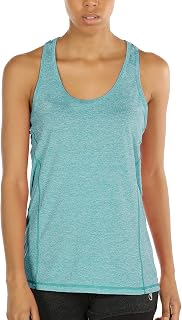 icyzone Women's Sports Tank Top Racerback Yoga Shirt Sleeveless Running Fitness Tank Top