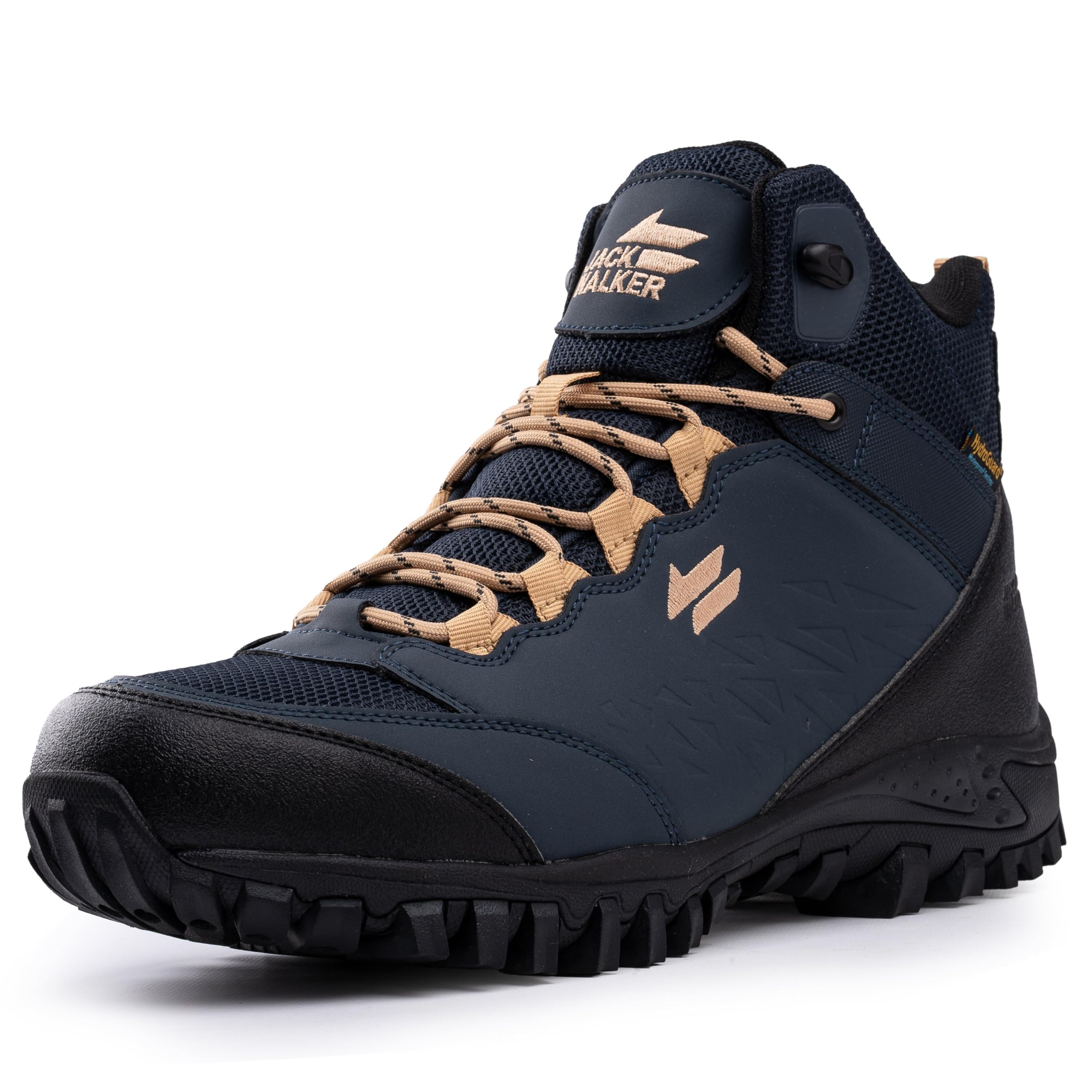 Jack Walker JW6255 Men's Waterproof Suede Hiking Boots | Hydroguard Waterproof, 
