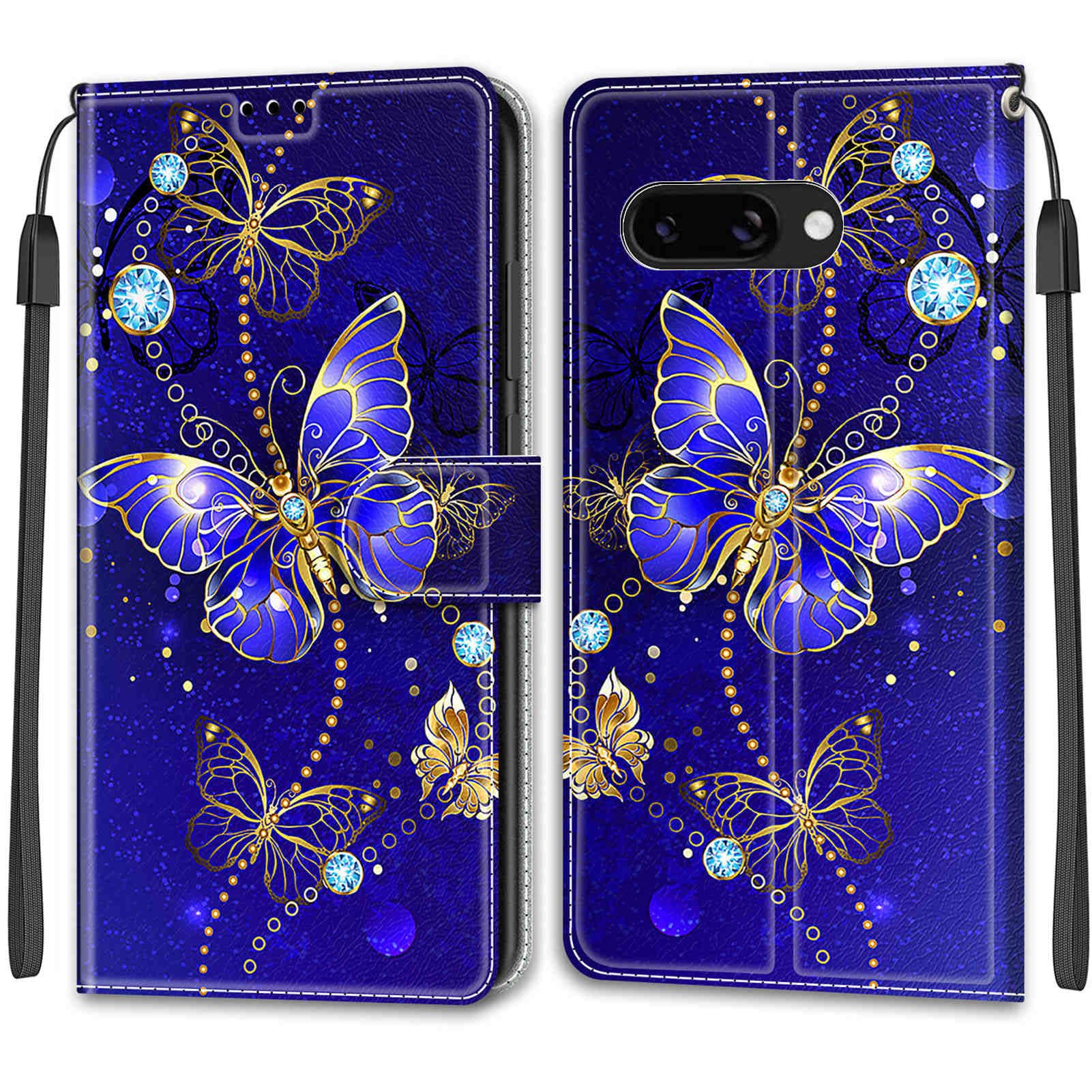 Cover for Google Pixel 9A, with Card Slots Stand Function Shockproof Flip Leathe