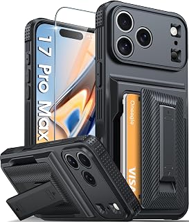 Oneagle Wallet for iPhone 17 Pro Max Case with Card Holder & Kickstand