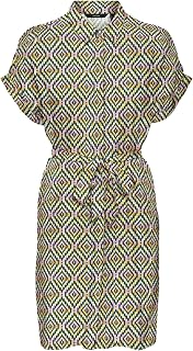 VERO MODA Vmeasy S/S Shirt Dress R1 Wvn Ga Women's Dress (Pack of 1)