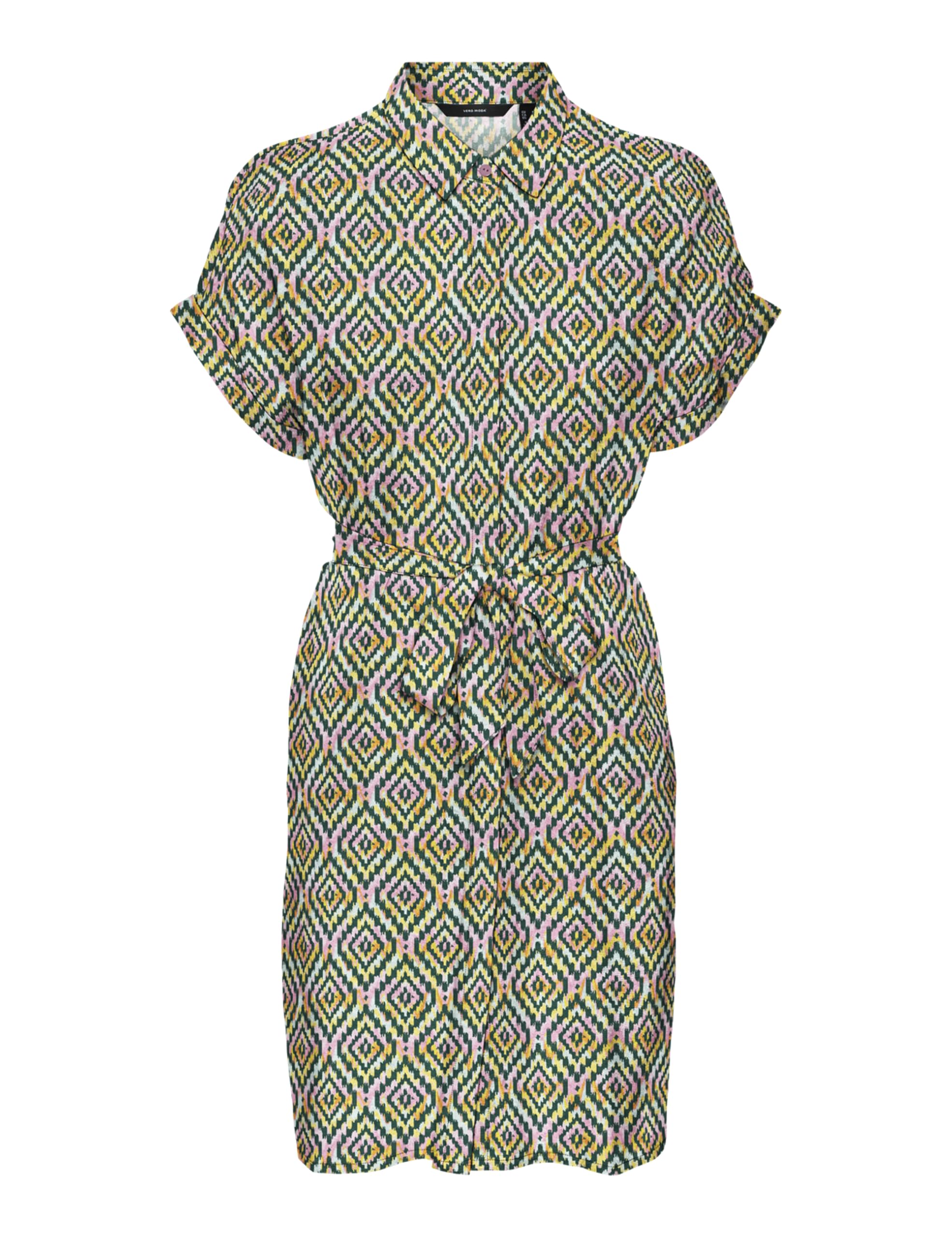 VERO MODA Vmeasy S/S Shirt Dress R1 Wvn Ga Women's Dress (Pack of 1)
