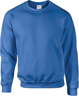 (ギルダン) Gildan メンズ ドライブレンド セットインスリーブ クルーネック スウェットシャツ トレーナー トップス 男性用 (XL) (ブルー)