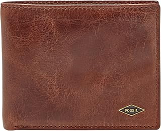 Fossil Men's RFID Flip ID Bifold Wallet, Black One Size