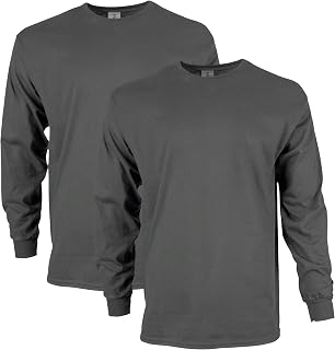 Gildan Unisex Ultra Cotton Long Sleeve Tee Style G2400 Multipack T-Shirt (12er Pack)