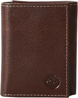 Timberland Men's Blix Slim Trifold Wallet, Brown, One Size