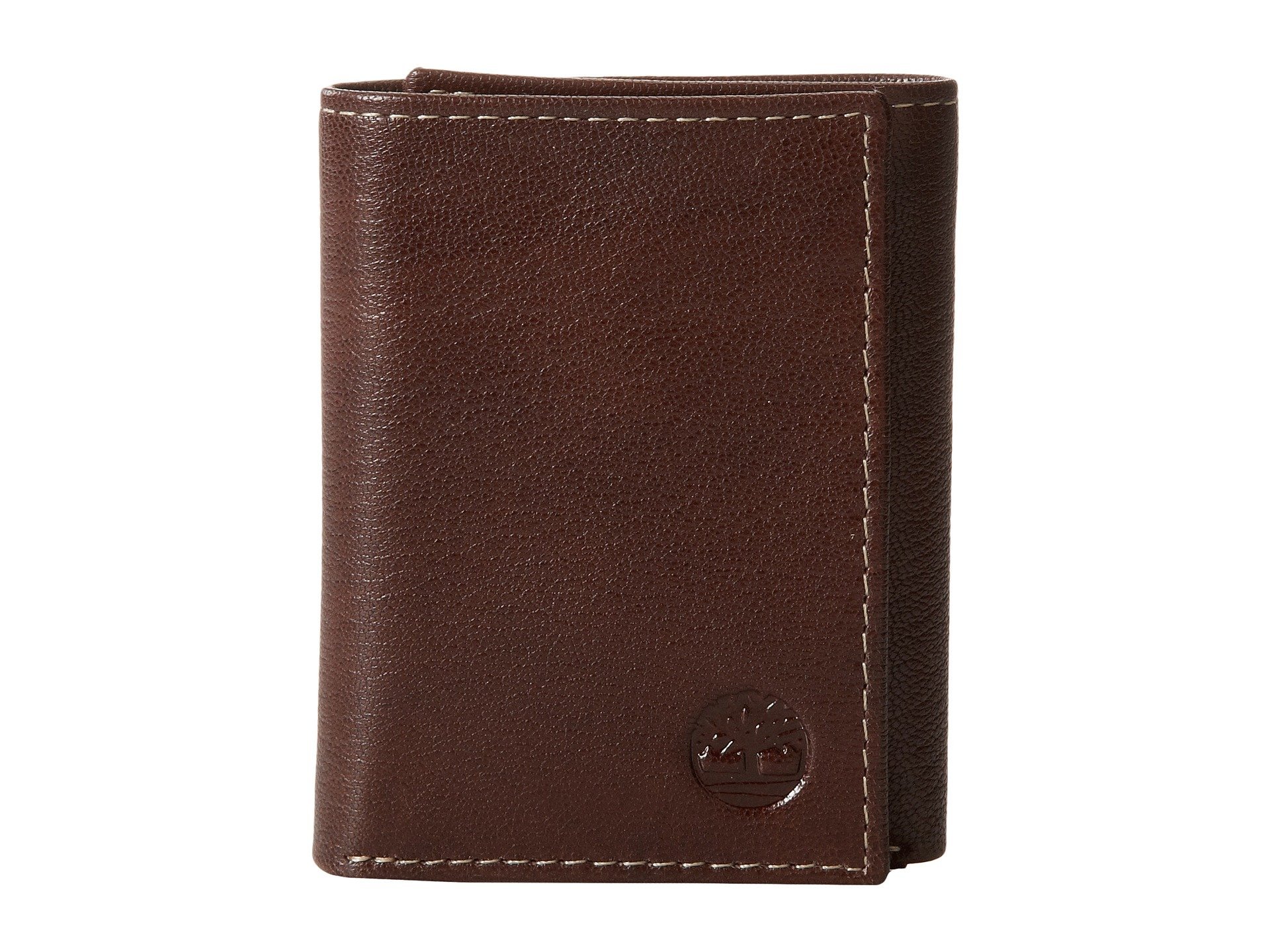 Timberland Men's Blix Slim Trifold Wallet, Brown, One Size