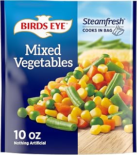 Birds Eye Mixed Vegetables, 10 OZ | Steam-in-bag frozen vegetables; quick and convenient prep; great for easy weeknight sides; also perfect for entertaining