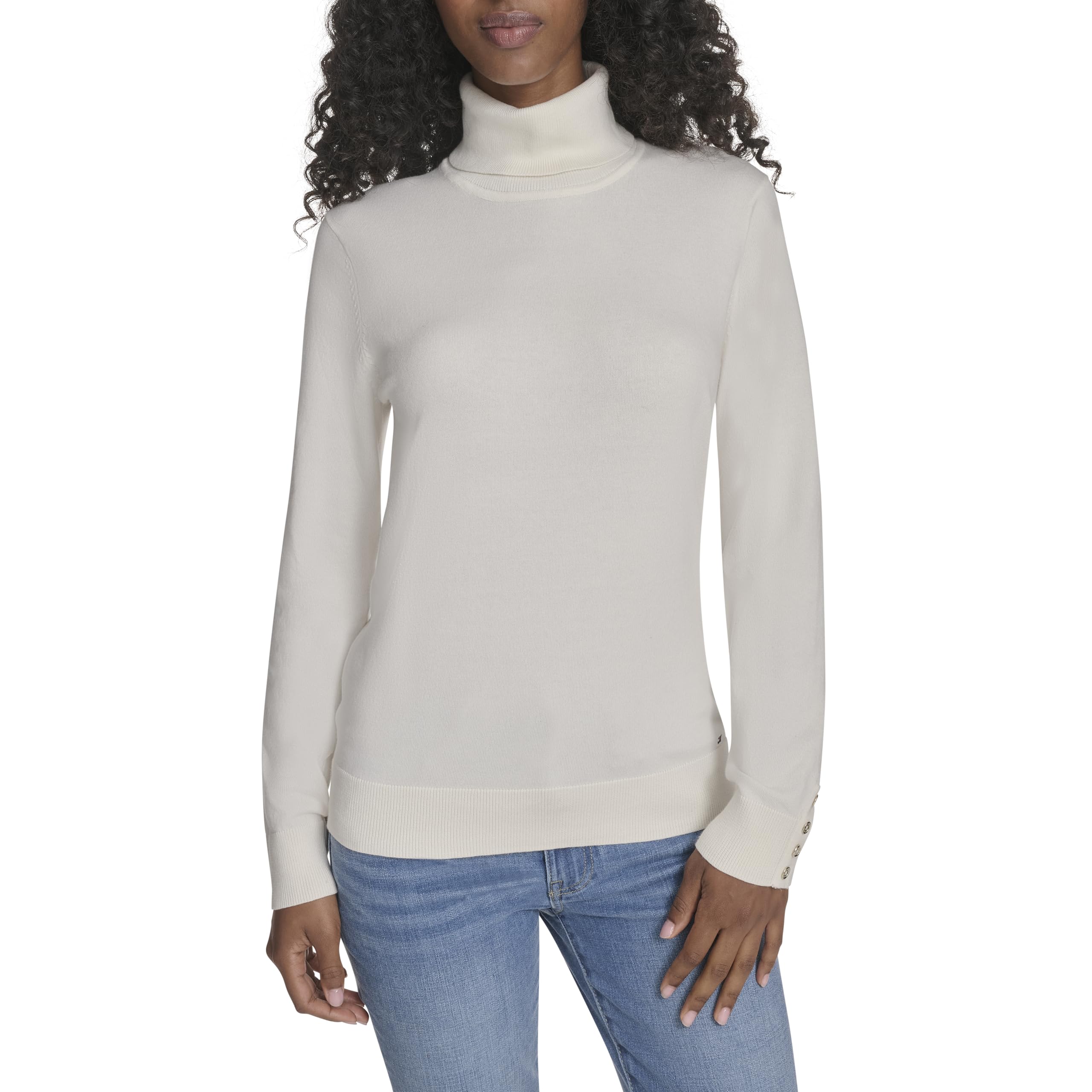 Tommy Hilfiger Women's Solid Turtleneck Sweater