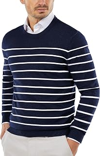 COOFANDY Pull col Rond Homme