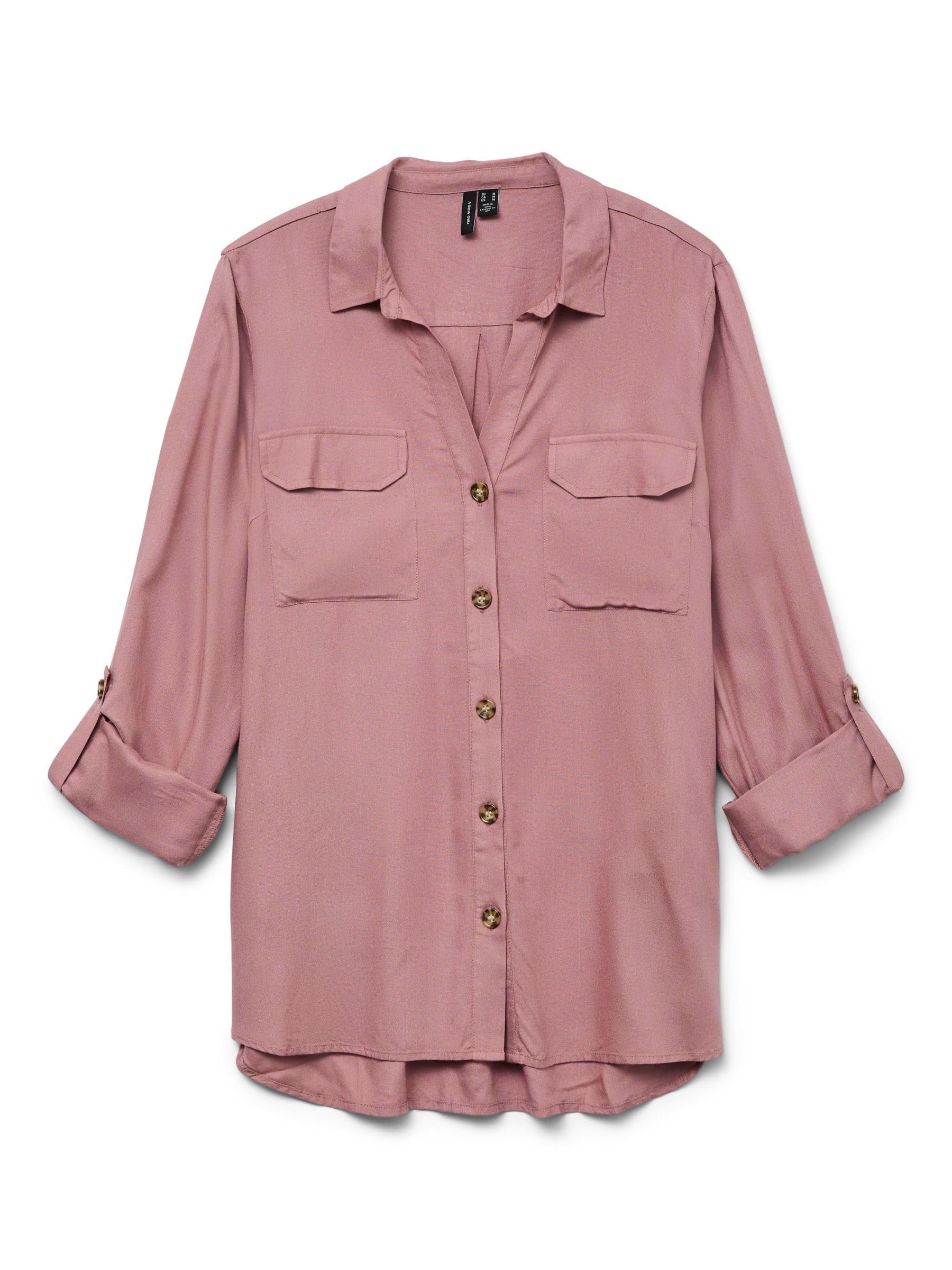 VERO Moda Women's Vmbumpy L/S Shirt New Noos Blouse (Pack of 1)