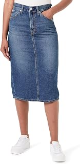 Levi'S High Rise Back Slit Skirt Women
