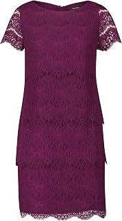 Vera Mont Women's Short Sleeve Lace Dress