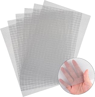 6 Pack 12×8 Inch Wire Mesh Screen, 20 Mesh Metal Stainless Steel Mesh | Sturdy No Rust Metal Mesh Screen for DIY Projects, Cage, Vent, Garden, Window Screen, Filter Mesh