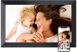 Frameo 15.6" Digital Picture Frame WiFi, Large Display Digital Photo Frame | 1920*1080 IPS FHD Touchscreen, 32GB, Instant Share Photo Video, Wall-Mountable & Tabletop, Gifts for Mom, Women, Huse Warming