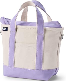 Lands' End Zip Canvas Tote