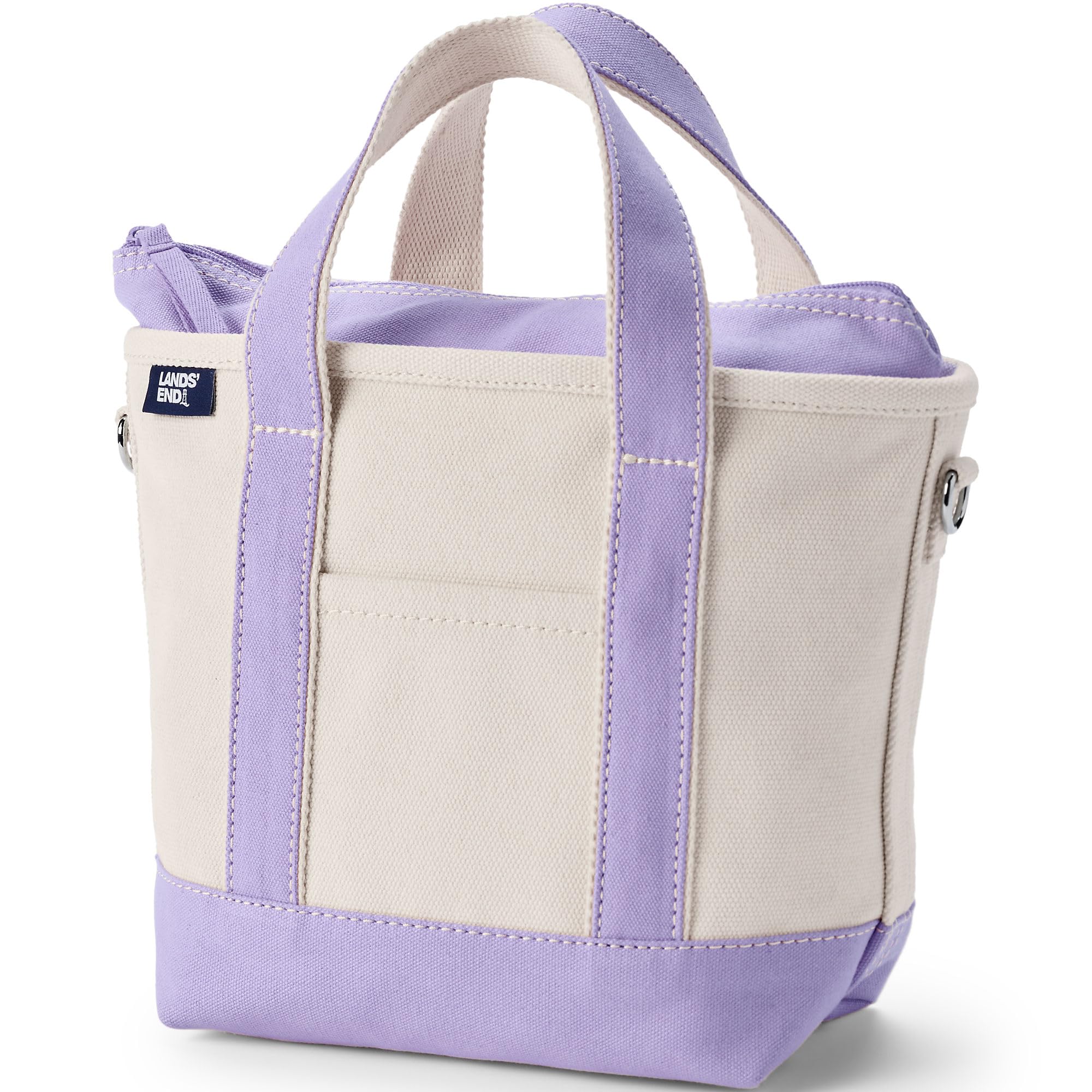Lands' End Zip Canvas Tote