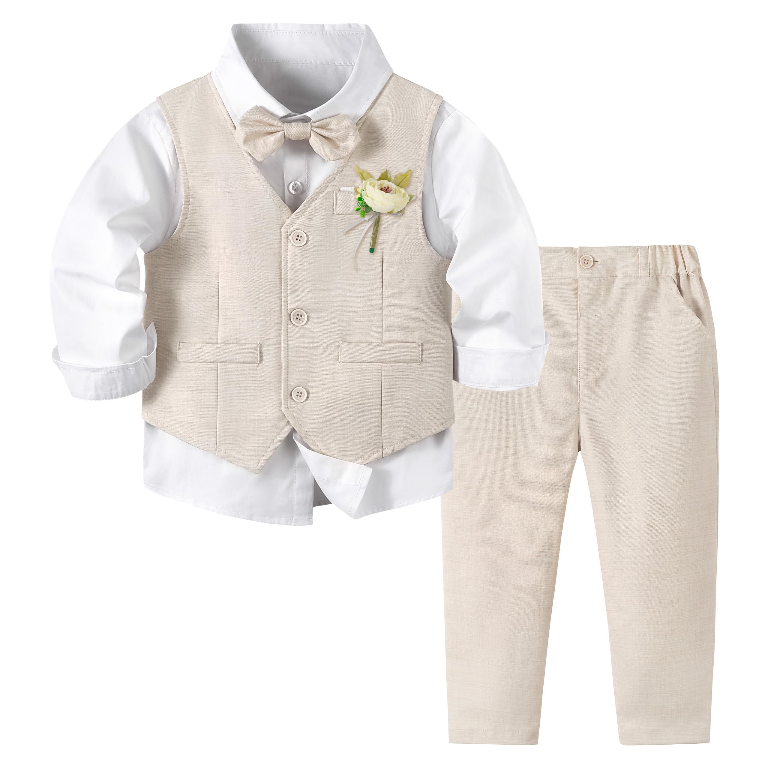 Volunboy Boys Suit Formal Wedding Guest Dress Clothes