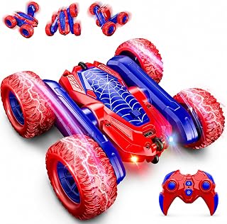 Dreamlandia 360° Flips Rechargeable Remote Control Car for Kids, 2.4GHz 4WD Stunt RC Monster Truck, Double-Sided Off-Road Toy, Birthday for Boys & Girls Ages 3-10