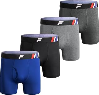 Fila Men's Boxer Shorts Jersey Pack of 4