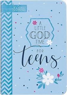 A Little God Time for Teens: 365 Daily Devotions (Faux Leather Gift Edition) – Motivational Devotions for Teen Girls, Perfect Gift for Teenage Girls, Birthdays, Holidays, and More