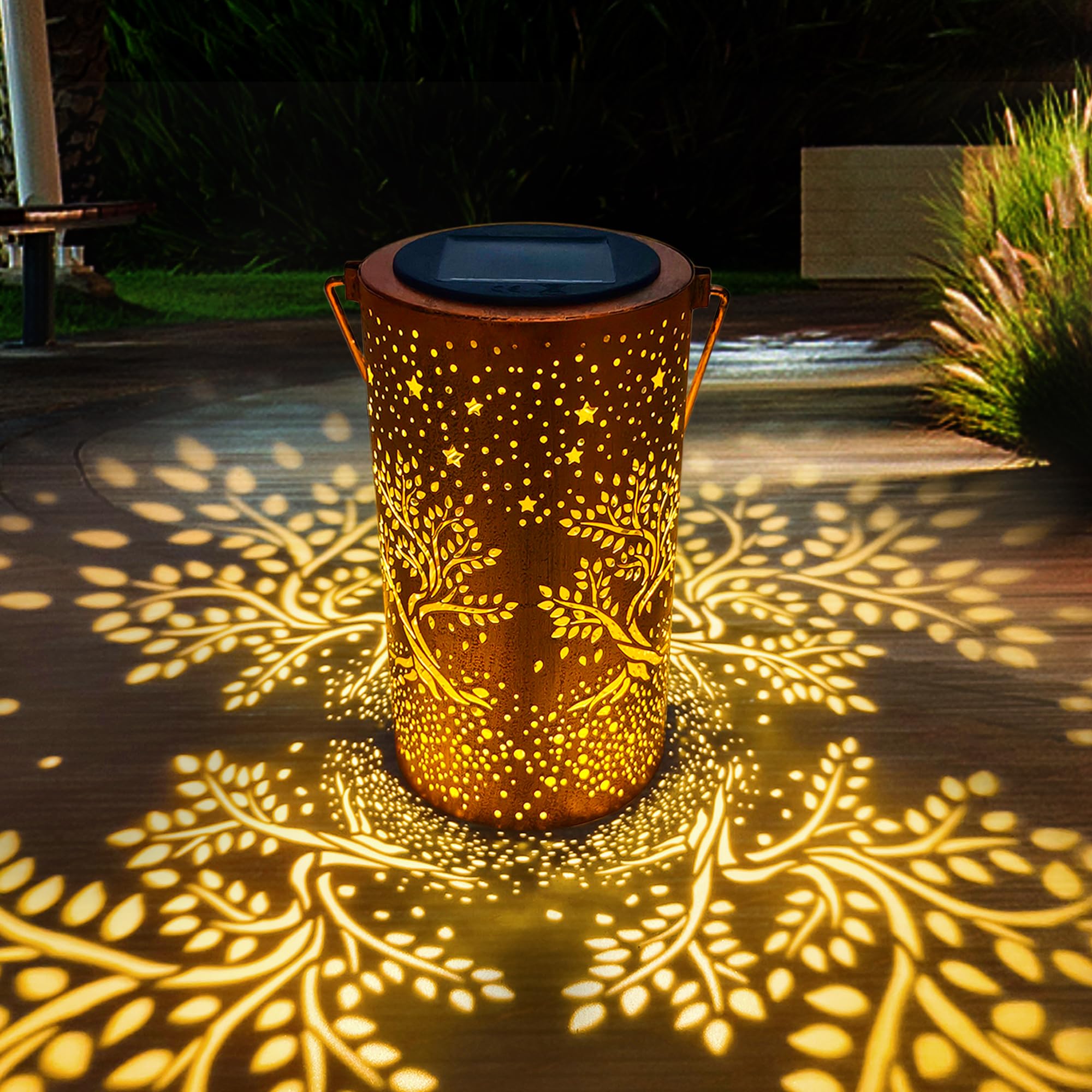 ANYTALK Tree of Life Solar Lanterns Outdoor Waterproof, Birthday Gifts for Women