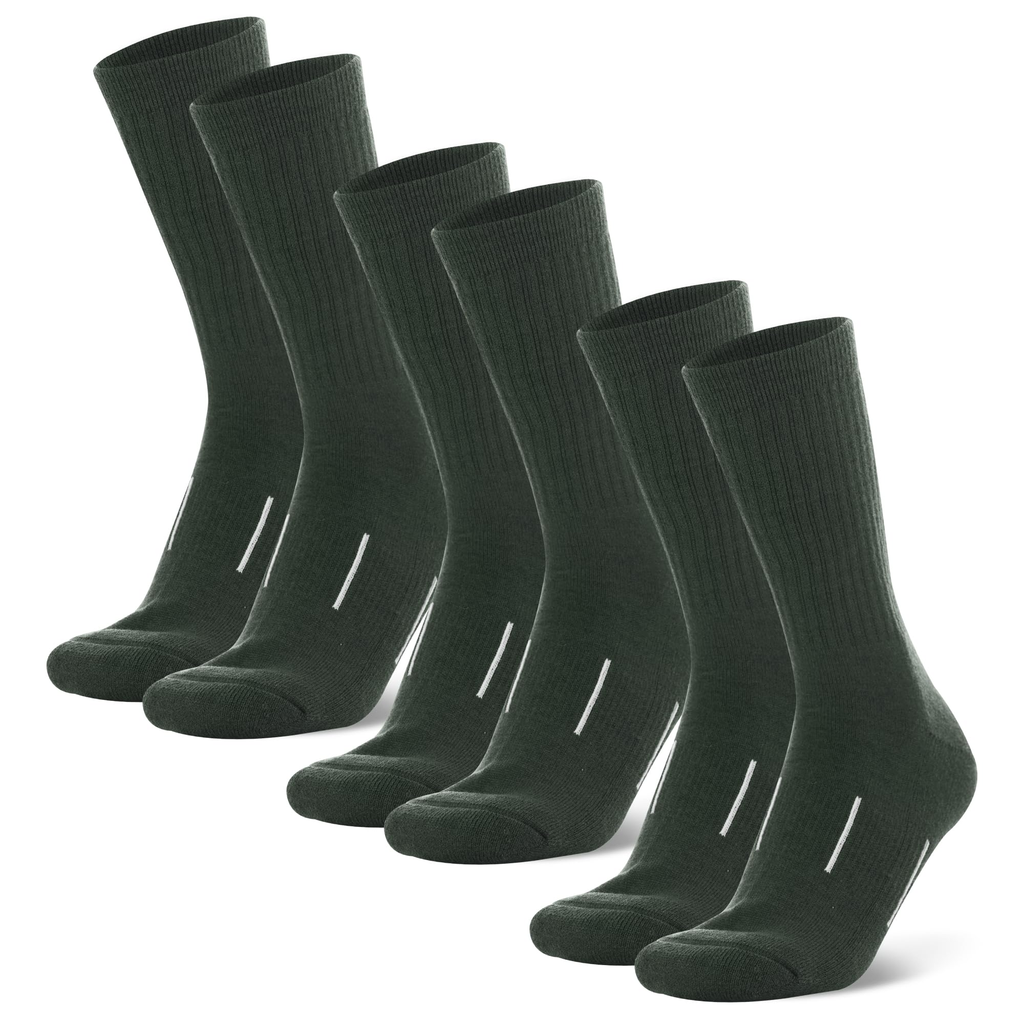 Merino.tech Merino Wool Socks Women & Men, Boot Socks - 3,6-Pack