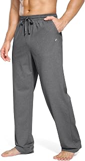 Pudolla Mens Tall Sweatpants 32"/34"/36"/38" Inseam Yoga Pants with Pockets