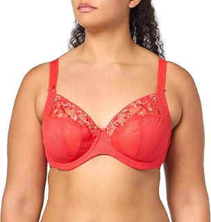 Elomi Soutien-Gorge Plongeant à Armatures Charley pour Femme, Salsa, Taille 36H US, Salsa, 95H