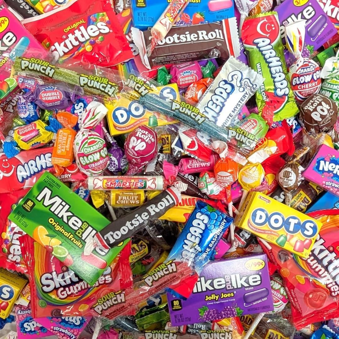 Candy Variety Pack, 4 lb Bulk Individually Wrapped - Halloween Candy | Piñata Ca