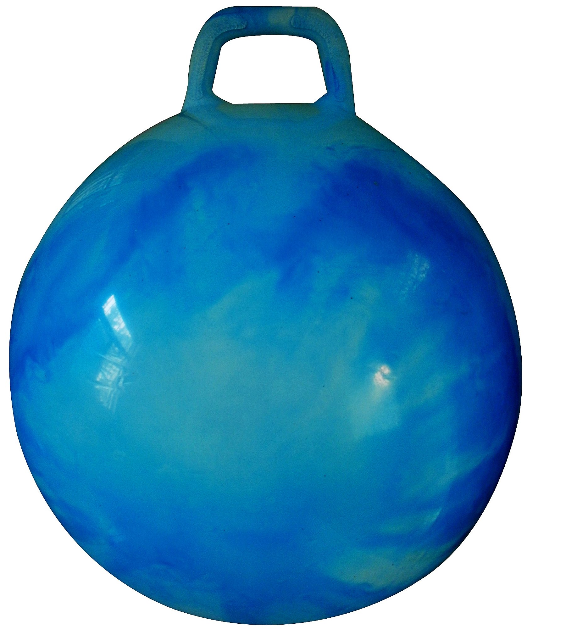 AppleRound Hippity Hoppity Hopball with Pump – Bouncy Exercise Ball with Handle 