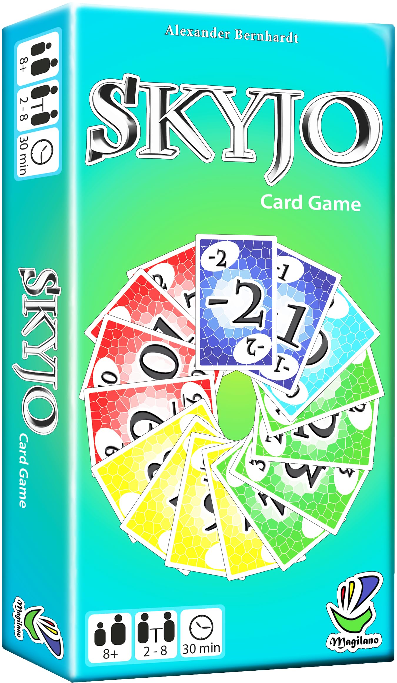 magilano SKYJO, Fun Card Game for Young and Least Young, Fun Game Parties in The
