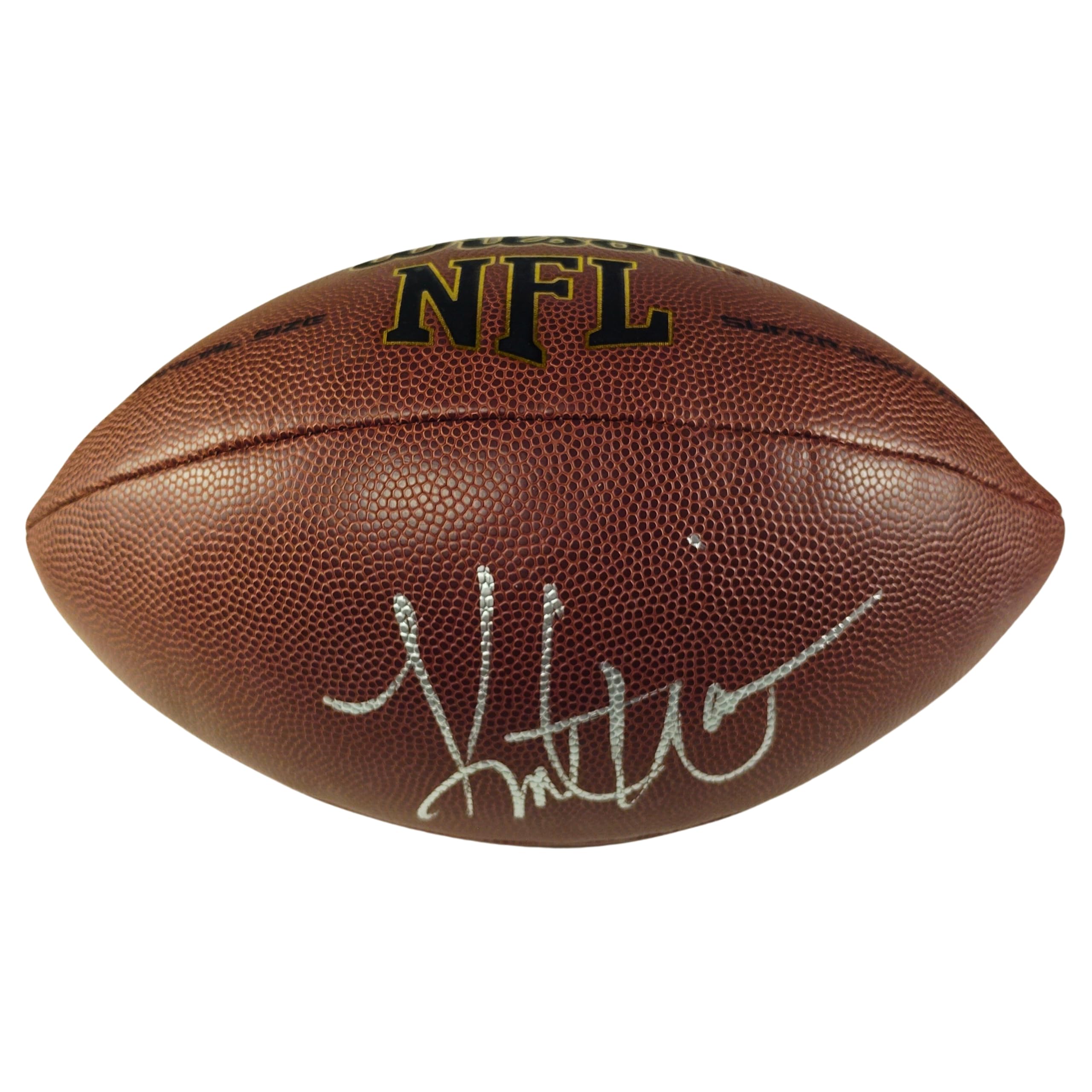 Kurt Warner Autographed Football, Beckett BAS COA Authentic Memorabilia | Hand-s