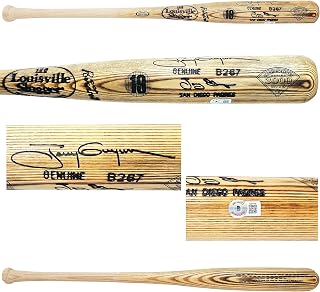 Tony Gwynn Autographed Blonde Slugger Louisville 3000th Hit Baseball Bat #/3000 Beckett BAS QR Stock #212649