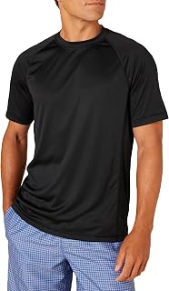 Amazon Essentials Men's Standard Short Sleeve Quick Dry Swim T-Shirt UPF 50