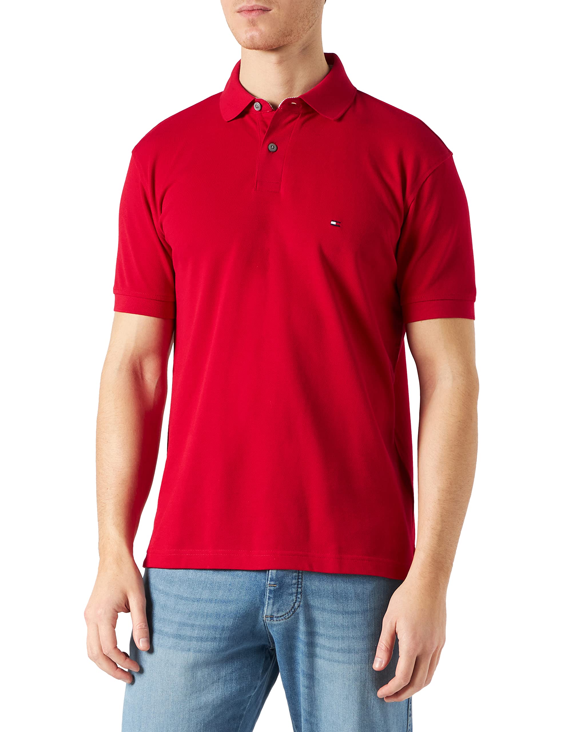 Tommy Hilfiger Men's Short Sleeve Polo 1985 Regular Fit