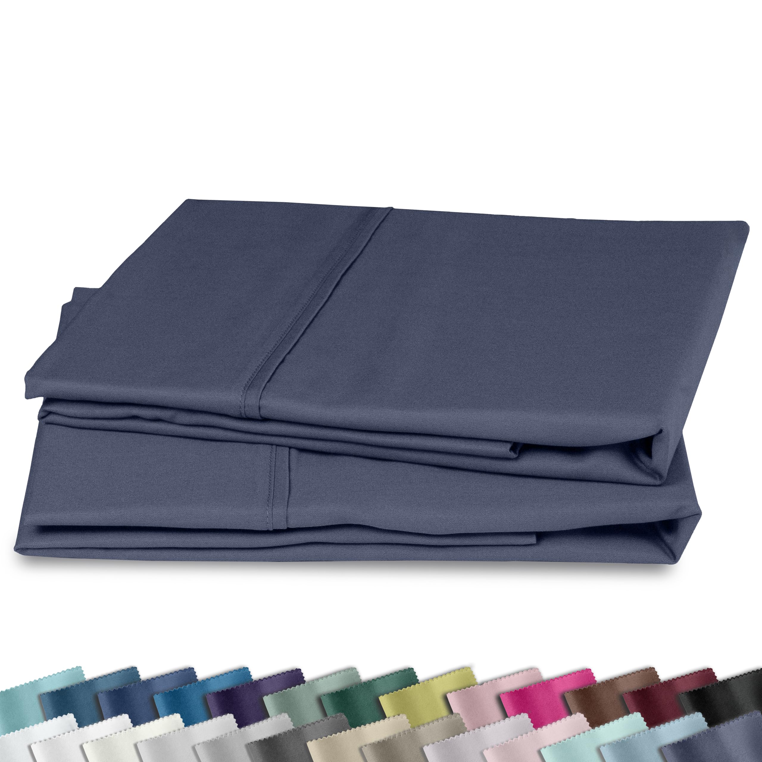 California Design Den King Size Pillowcase Set - 400 Thread Count, 100% Cotton S