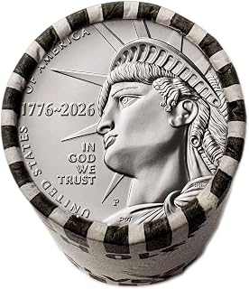 Enduring Liberty Half Dollar 1776-2026 America 250th Anniversary 1-Year Issue Uncirculated Roll Philadelphia Mint (P Mint)