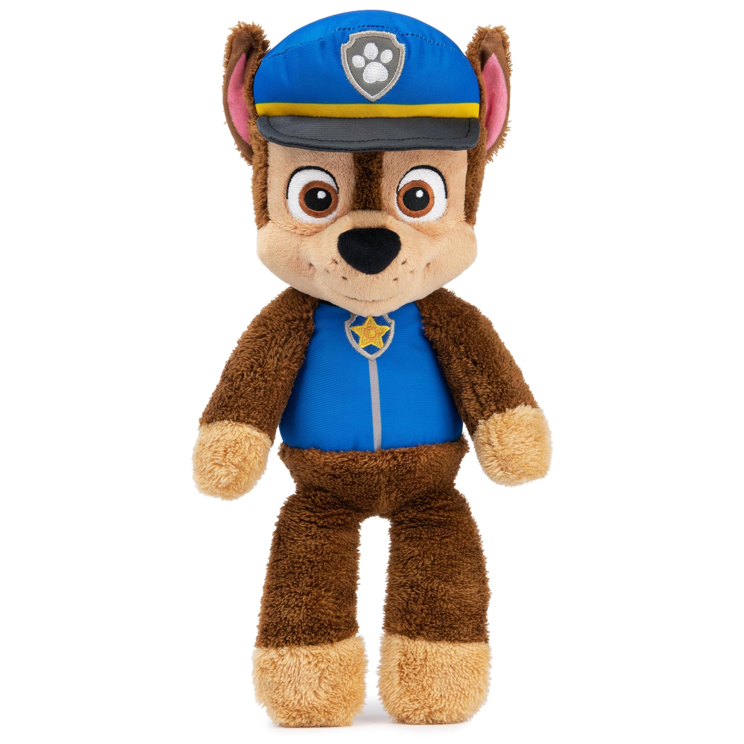 GUND PAW Patrol Chase Take Along Buddy 33-cm Plush for Ages 1+ | Soft Tactile Se