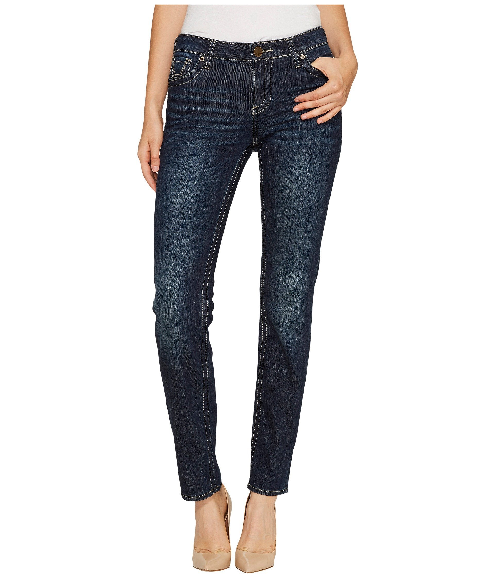 KUT from the Kloth Stevie Straight Leg Jeans