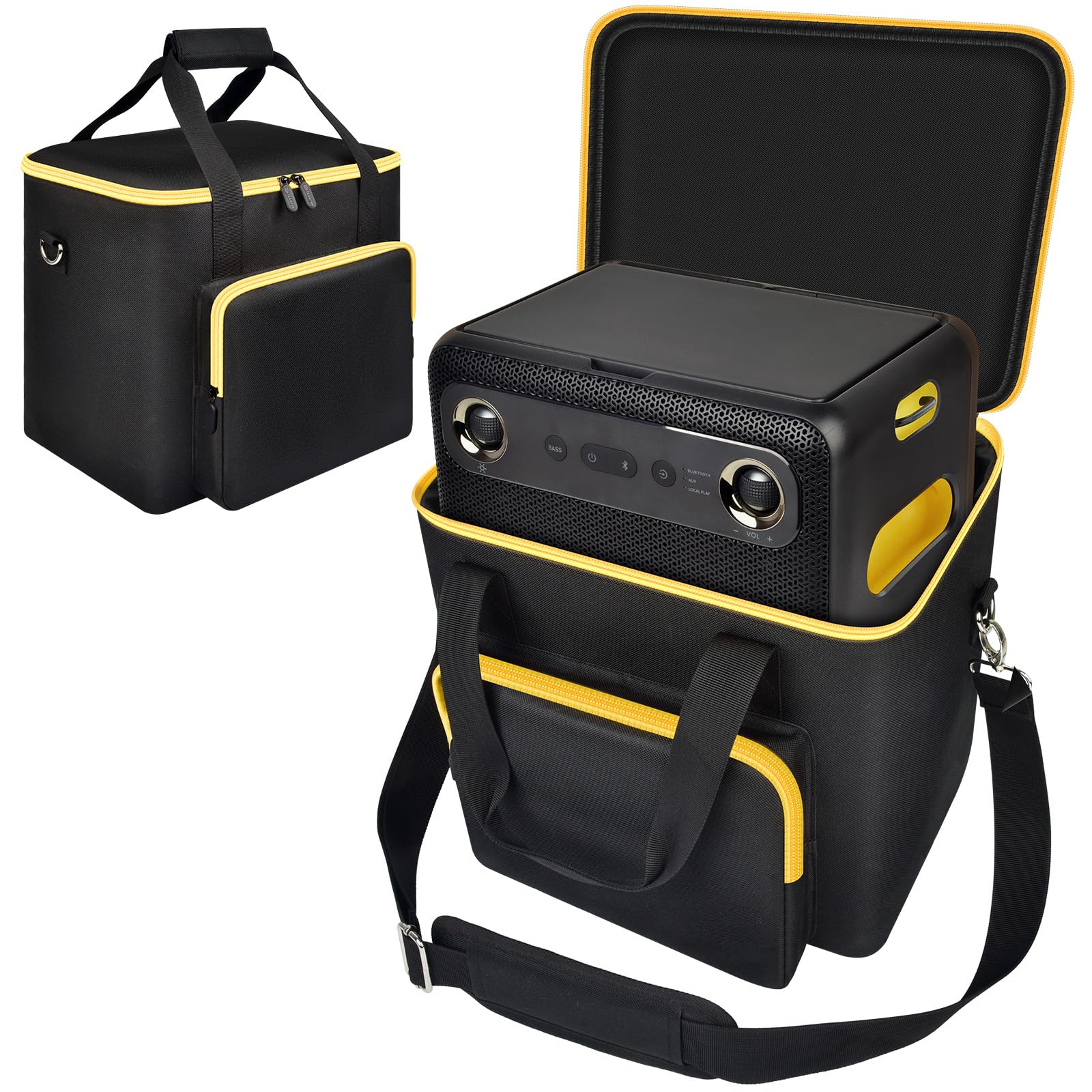 Smart Karaoke Case (Cover Only), Black, 13.39 x 11.42 x 11.42 pulgadas, Casual