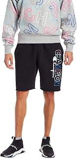 Champion Men's Shorts, Reverse Weave Fleece Shorts, Knee-Length Shorts for Men, C Logo, 10"
