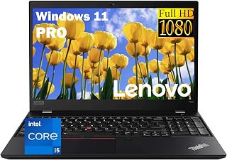 Lenovo ThinkPad T590 Laptop, Core i5-8th, 8GB RAM, 256GB SSD (Renewed) | 15.6" FHD (1920x1080) Computer, Thunderbolt, Type-C, HDMI, Windows 11 Pro