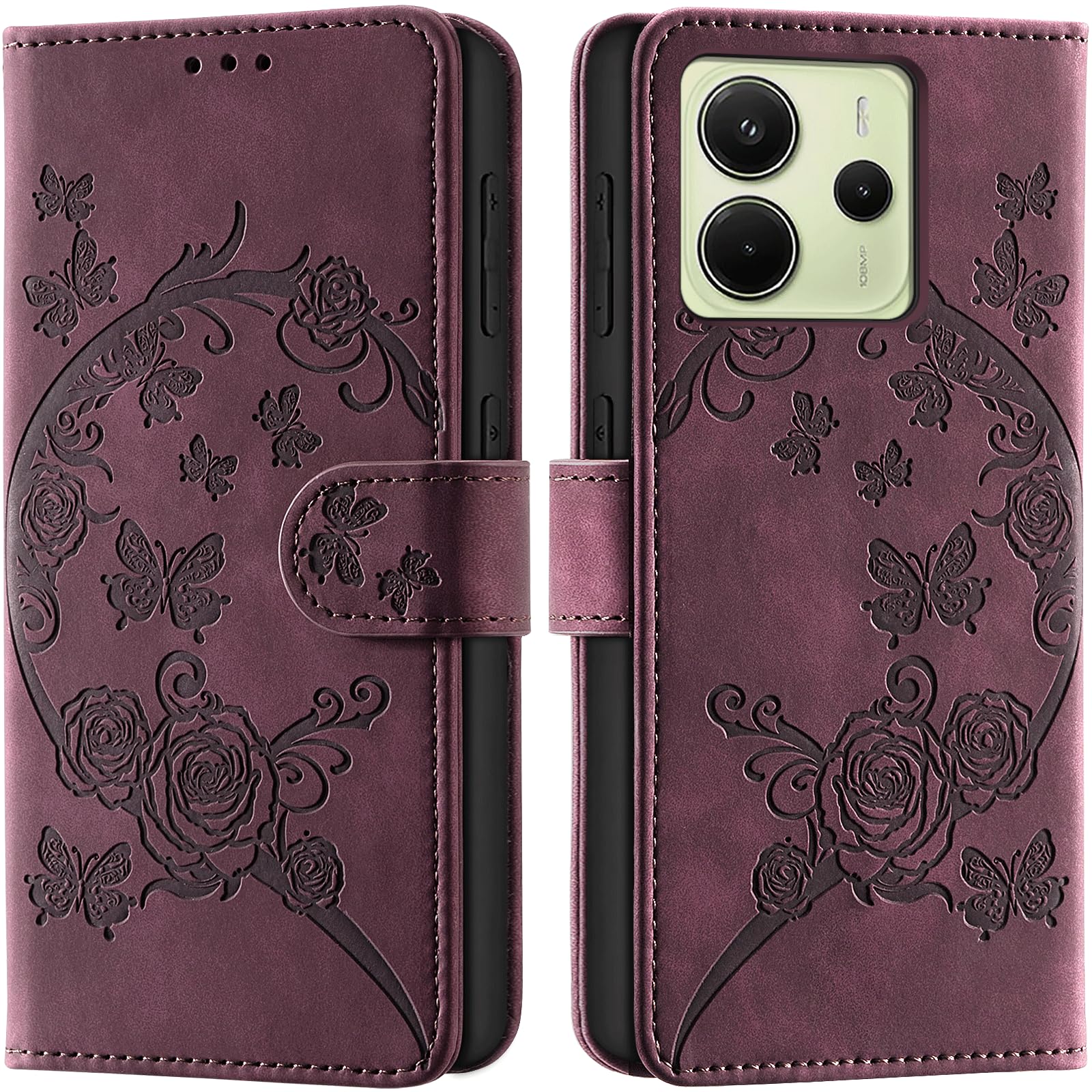 Cover per Xiaomi Redmi Note 14 4G, Borgogna